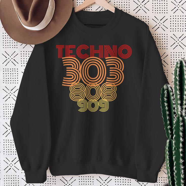 Synthesizer Techno 303 808 909Analogue Fans Sweatshirt Geschenke für alte Frauen