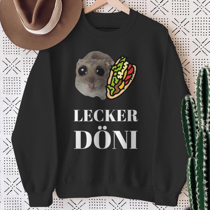 Tasty Döni Sad Hamster Meme Sweatshirt Geschenke für alte Frauen