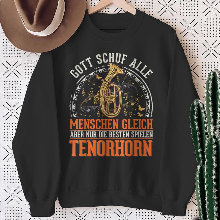 Tenor Horn Gott Tenor Hornist Sweatshirt Geschenke für alte Frauen