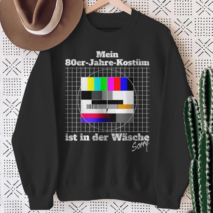 Testbild 80S Kostüm Ist In Der Wäsch German Langu Sweatshirt Geschenke für alte Frauen