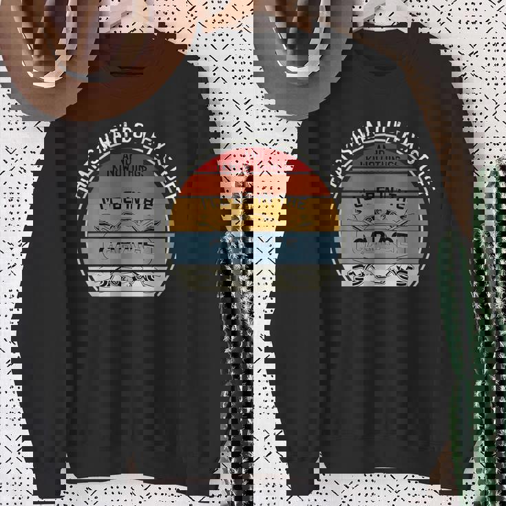 Thats What I Do I Fix Stuff And I Know I'll Be In The Garage Sweatshirt Gifts for Old Women