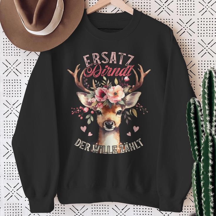 Trachten Damen Trachten Dirndl Ersatz Costume Sweatshirt Geschenke für alte Frauen