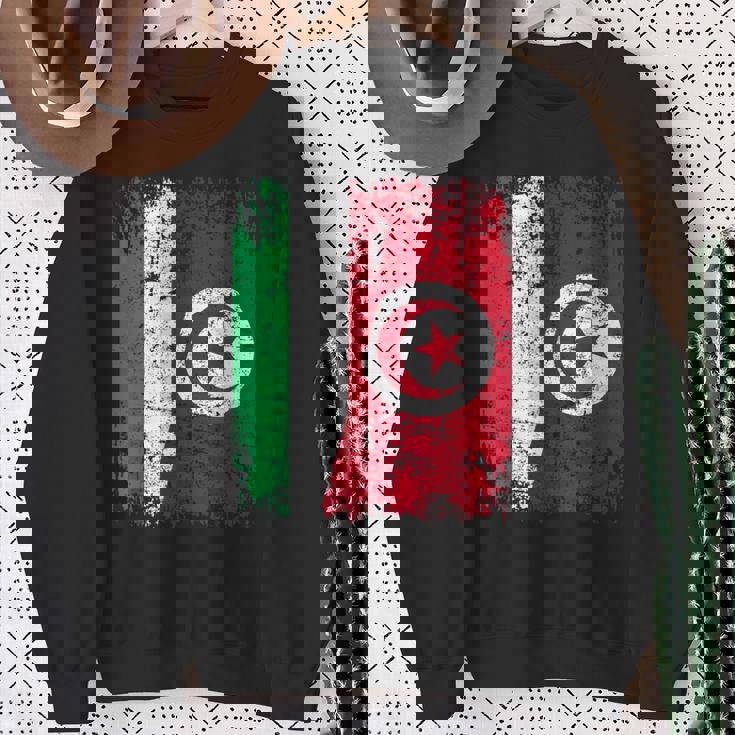 Tunisia Italia Bandiera Amicizia Italiana Tunisina Felpa Regalos para ancianas