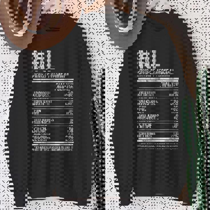 Uomo Raul Nutrition Personalizzato Nome Camicia Name Facts Felpa Regalos para ancianas