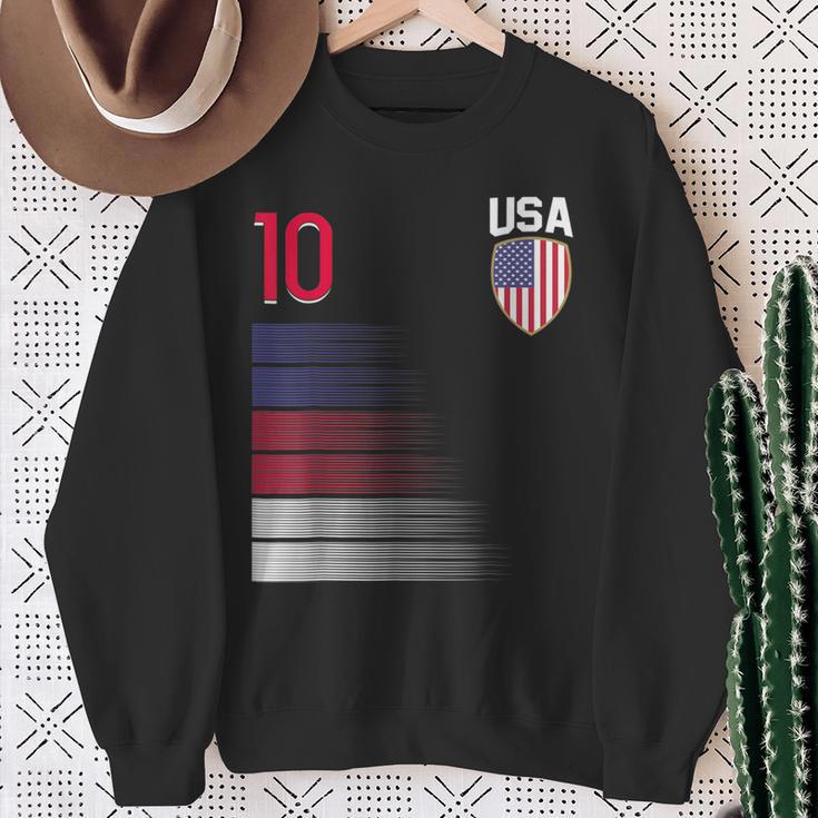 Usa Football Flag Jersey Sweatshirt Geschenke für alte Frauen