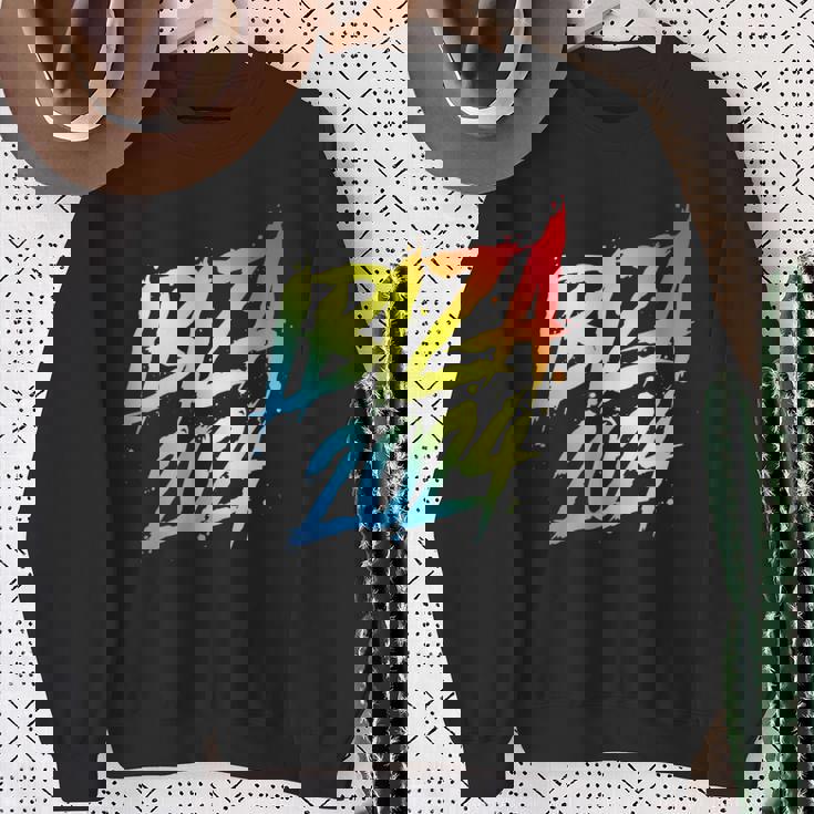 Vacaciones En Equipo En Ibiza 2024 Colorido Camisa de entrenamiento Regalos para ancianas