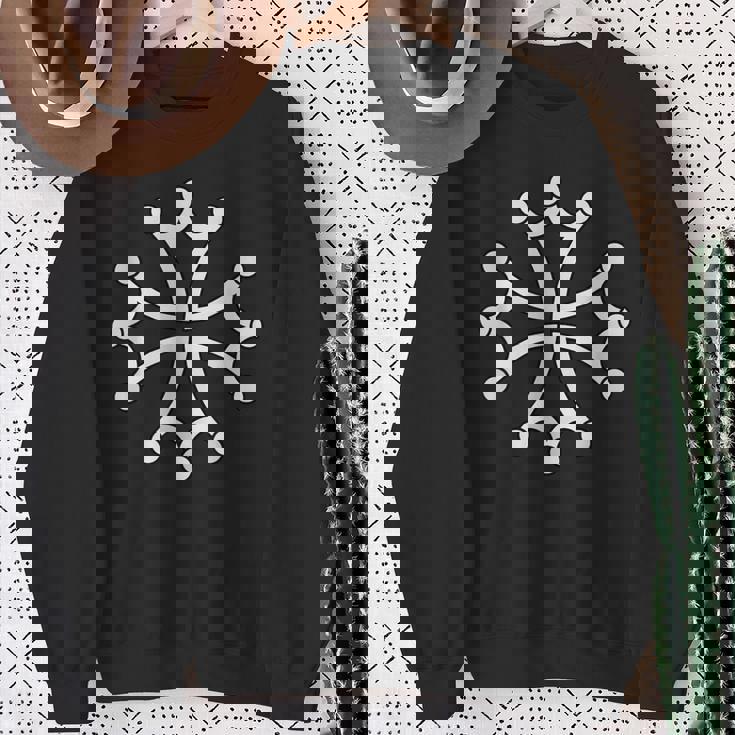 Vêtements Graphiques Croix De Toulouse Occitan Cathare Sweater e Cadeaux pour les femmes âgées