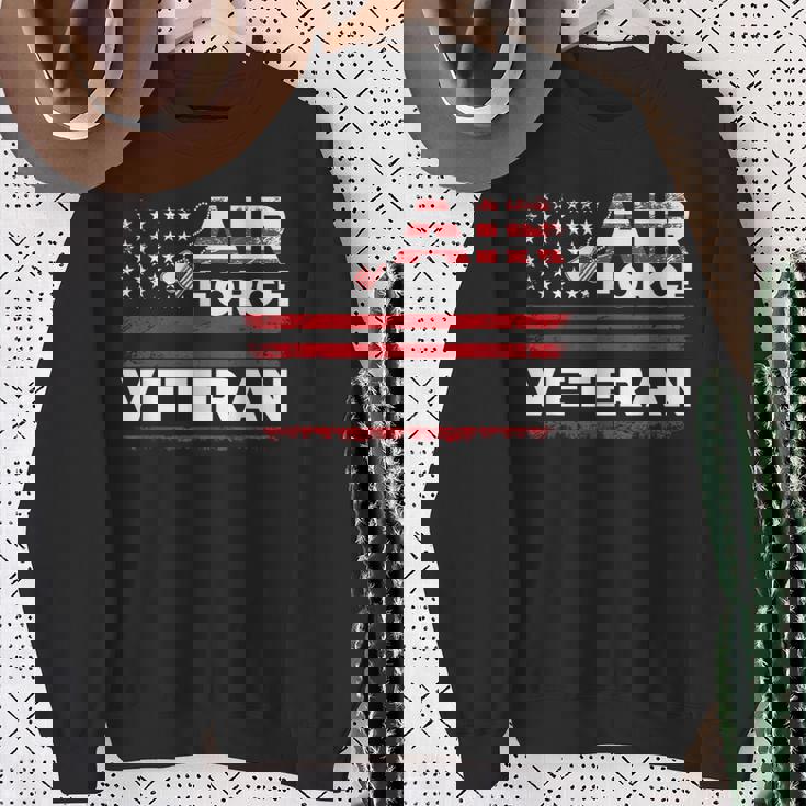 Veteran Of The United States Air Force Us Air Force Sweatshirt Gifts for Old Women