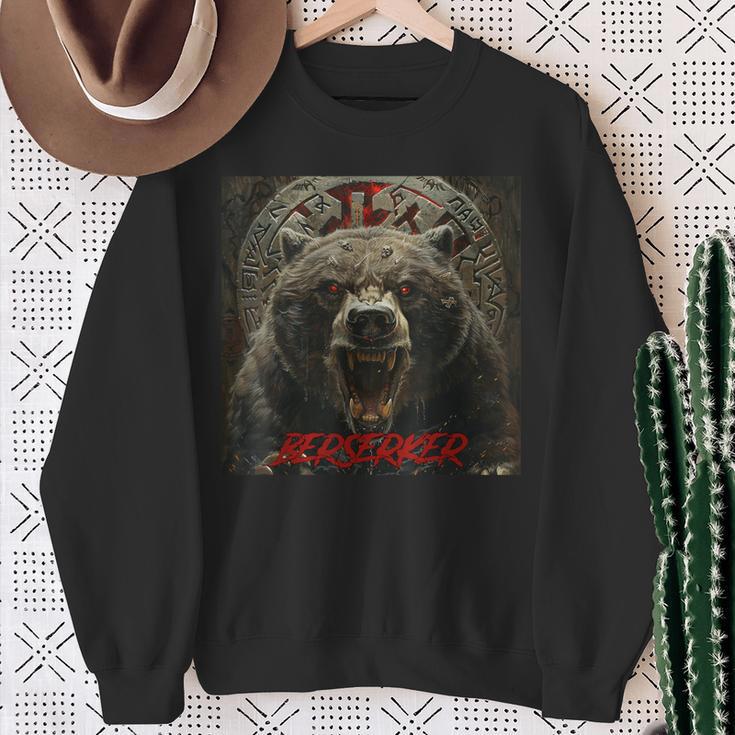 Vikingalhalla Berserker Bearikingsegvisir Sweatshirt Geschenke für alte Frauen