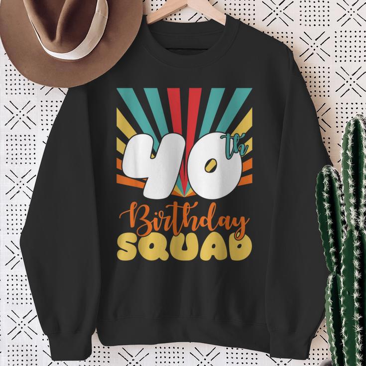 Vintage 1981 40Th Birthday Squad Im Retro-Stil 40 Jahre Alt Sweatshirt Geschenke für alte Frauen