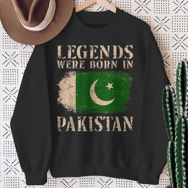 Vintage Pakistan Flag S Sweatshirt Geschenke für alte Frauen