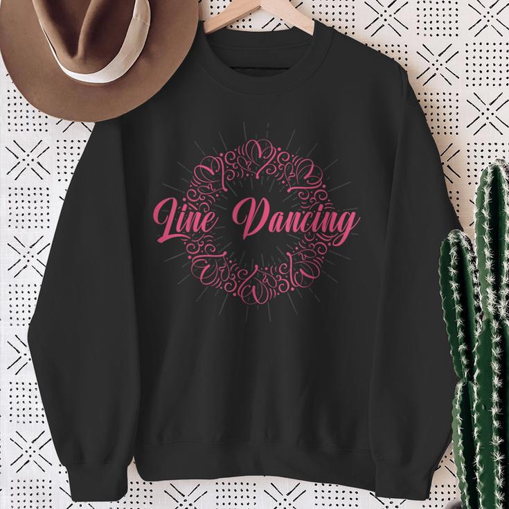 Vintage Line Dance Sweatshirt Geschenke für alte Frauen