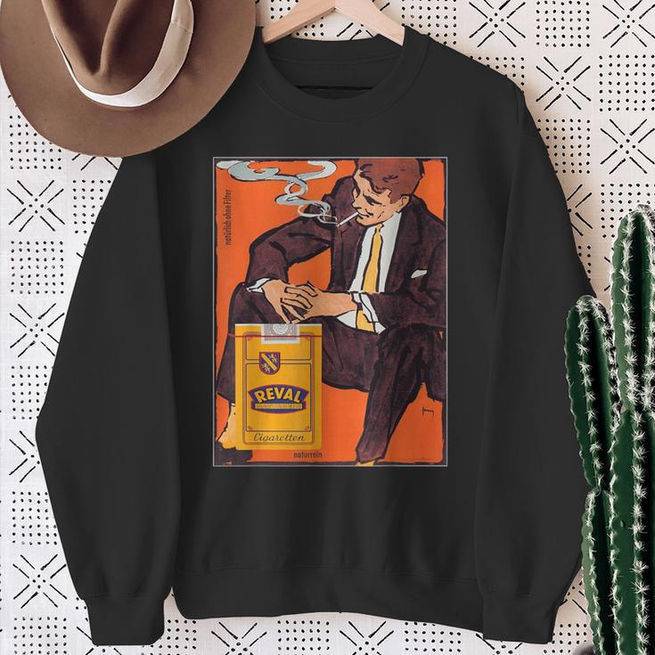 Vintage Poster Reval Cigarettes Retro S Sweatshirt Geschenke für alte Frauen