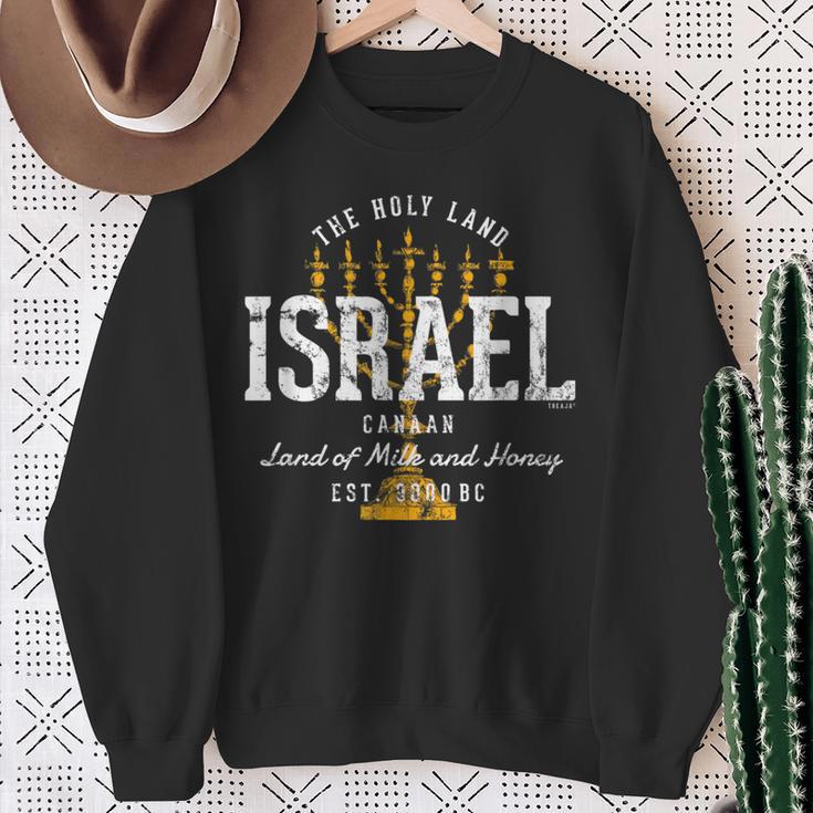 Vintage Style Retro Israel S Sweatshirt Geschenke für alte Frauen