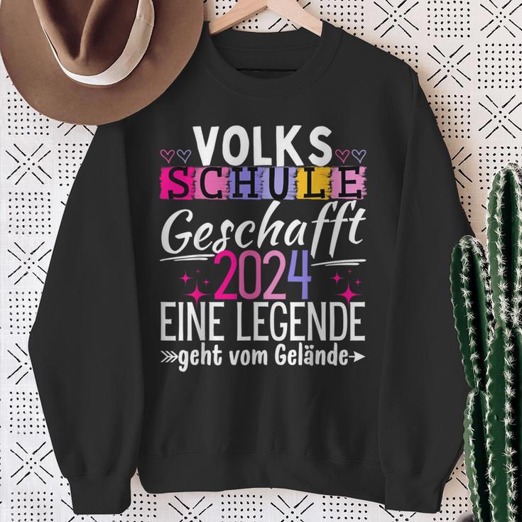 Volksschule Geschafft Abschlussolksschule 2024 Sweatshirt Geschenke für alte Frauen