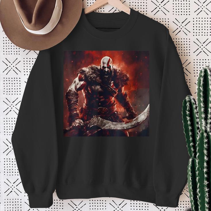 War God Spartan Rage Sweatshirt Geschenke für alte Frauen