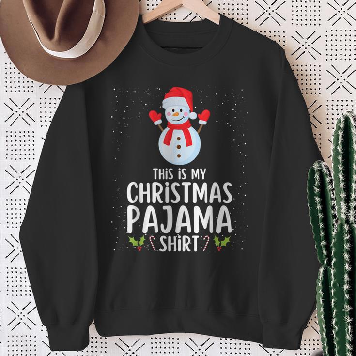 Weihnachten Pyjama Schlafanzug Oberteil Schlaf Sweatshirt Geschenke für alte Frauen