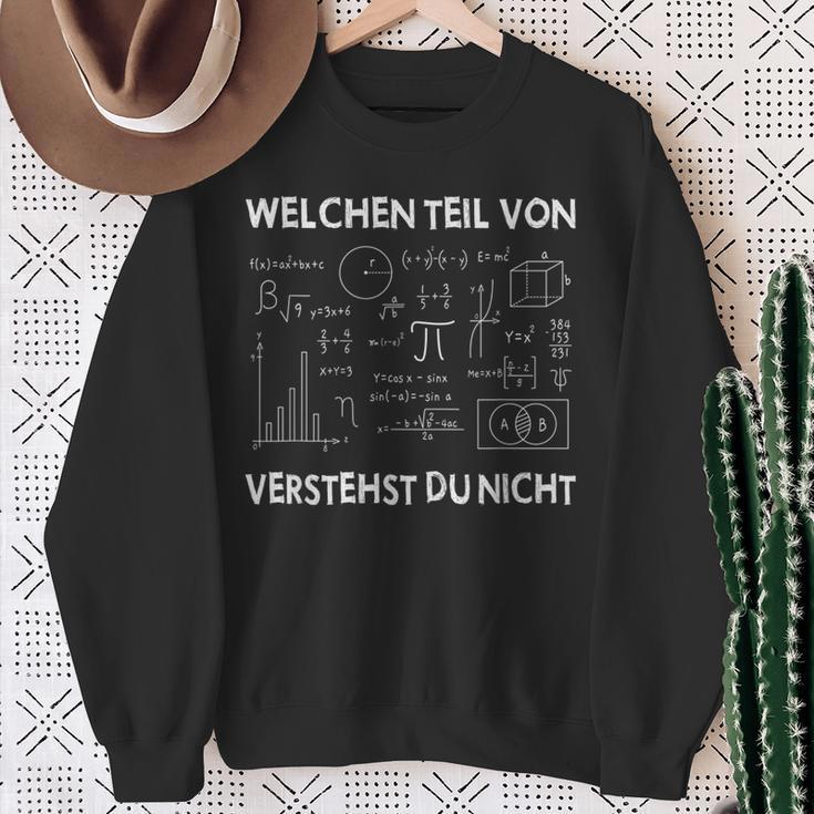 Welchen Teilonerstandst Du Nicht Physics Maths Sweatshirt Geschenke für alte Frauen