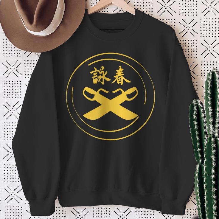 Wing Chun Knife S Sweatshirt Geschenke für alte Frauen