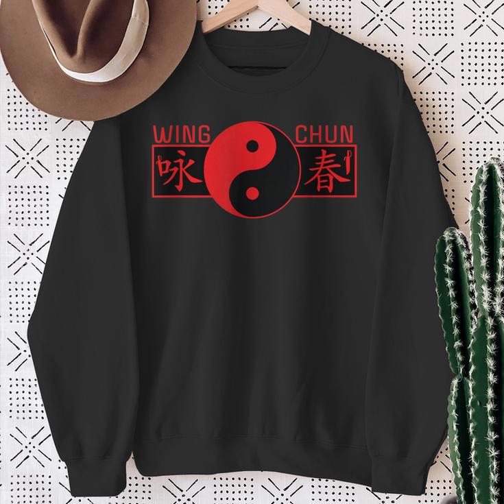 Wing Chun Kung Fu Yin Yang Sweatshirt Geschenke für alte Frauen