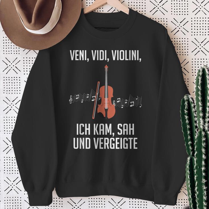 Witheniidiiolini Ich Kam Sagergeigte -Iolin Sweatshirt Geschenke für alte Frauen