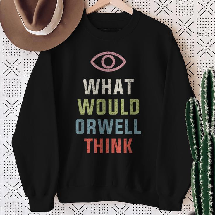 Was Würde Orwell Lustig Finden Sweatshirt Geschenke für alte Frauen