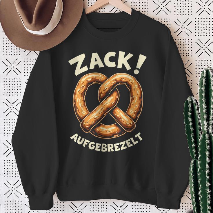 Zack Aufprezelt Humour Oktoberfest Sweatshirt Geschenke für alte Frauen