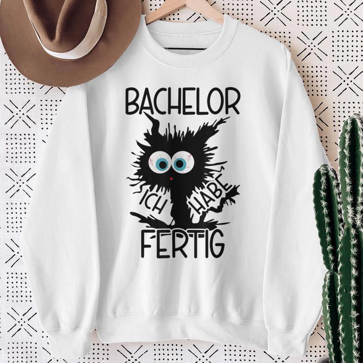 Bachelor Geschafft 2024 Gray Sweatshirt Geschenke für alte Frauen