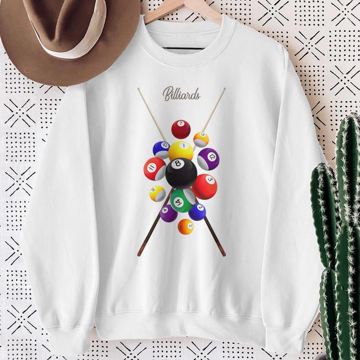 Billiards Pool Sweatshirt Geschenke für alte Frauen