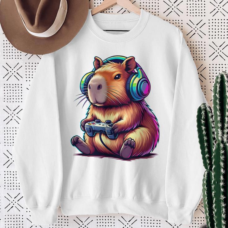 Capybara ideo Games Capybara Sweatshirt Geschenke für alte Frauen