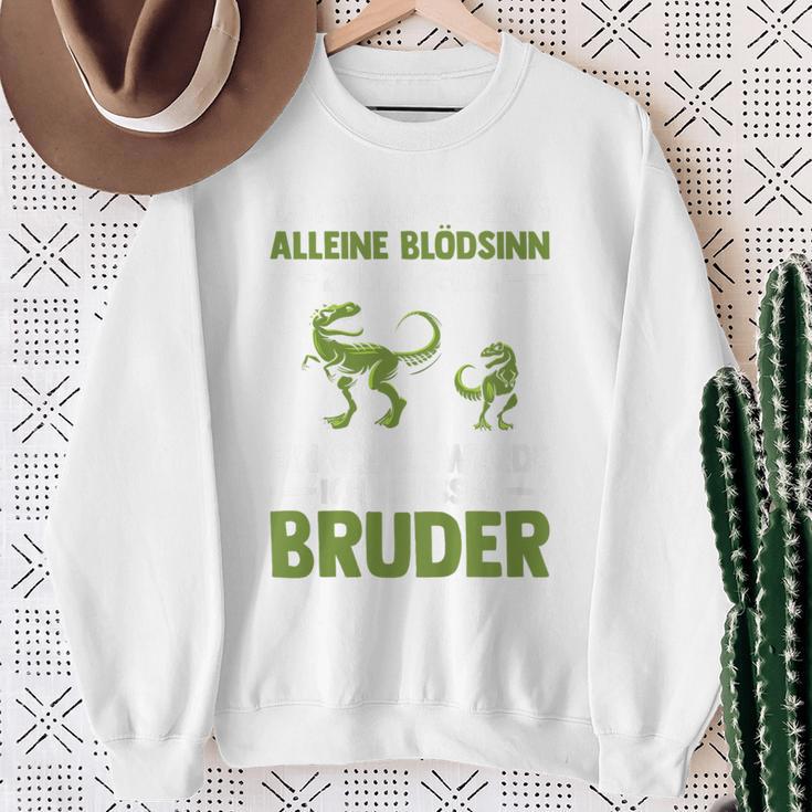 Children's Ein Glück Werde Ich Großer Bruder Dinosaur Sweatshirt Geschenke für alte Frauen