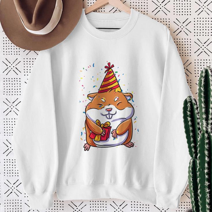 Children's 'Ich Bin 9 Jahre Hamster' 9Th Birthday Sweatshirt Geschenke für alte Frauen