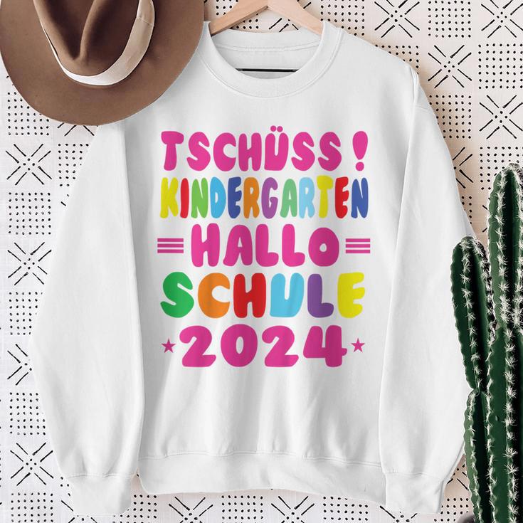 Children's Tschüss Kindergarten Hello School 2024 1St Class Sweatshirt Geschenke für alte Frauen