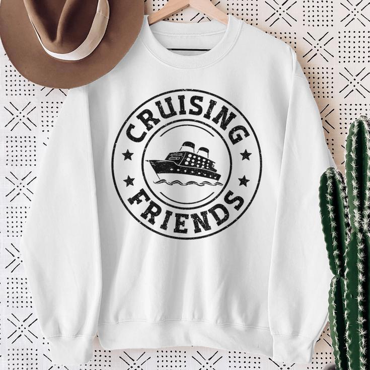 Cruise Retrointage Cruise Ship Friends Sweatshirt Geschenke für alte Frauen