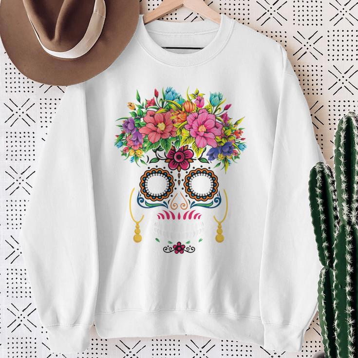 Dia De Los Muertos Costume Replacement Fancy Dress Costume Carnival Sweatshirt Geschenke für alte Frauen