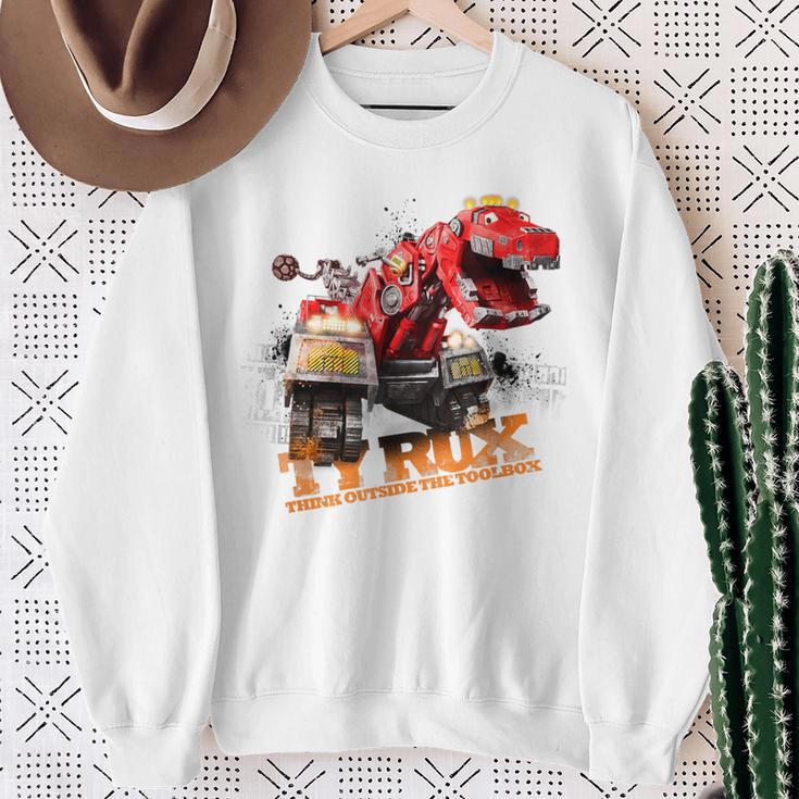 Dinotrux Ty Rux Blue Sweatshirt Geschenke für alte Frauen