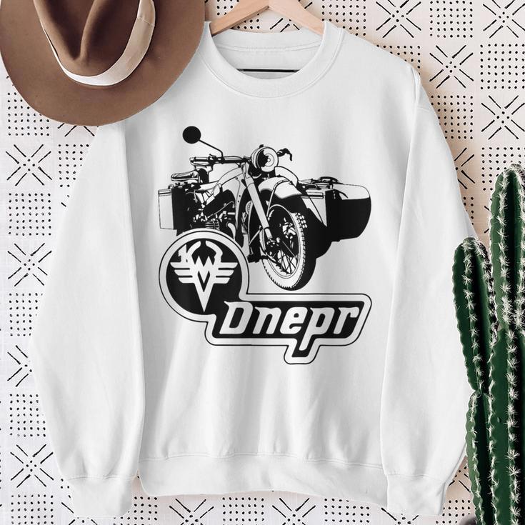 Dnepr Motorcycle Span Offroad Biker Sweatshirt Geschenke für alte Frauen