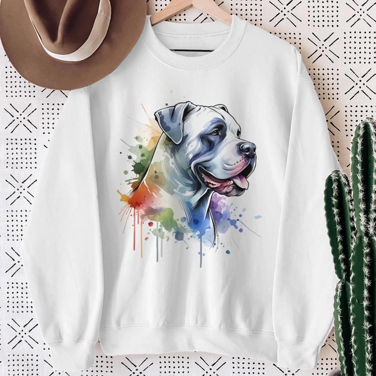 Dogo Argentino Sweatshirt Geschenke für alte Frauen