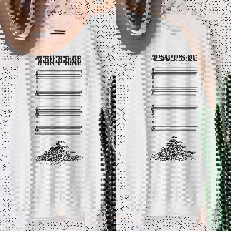 El Sonido Del Silencio Divertido Regalo Musical Camisa de entrenamiento Regalos para ancianas