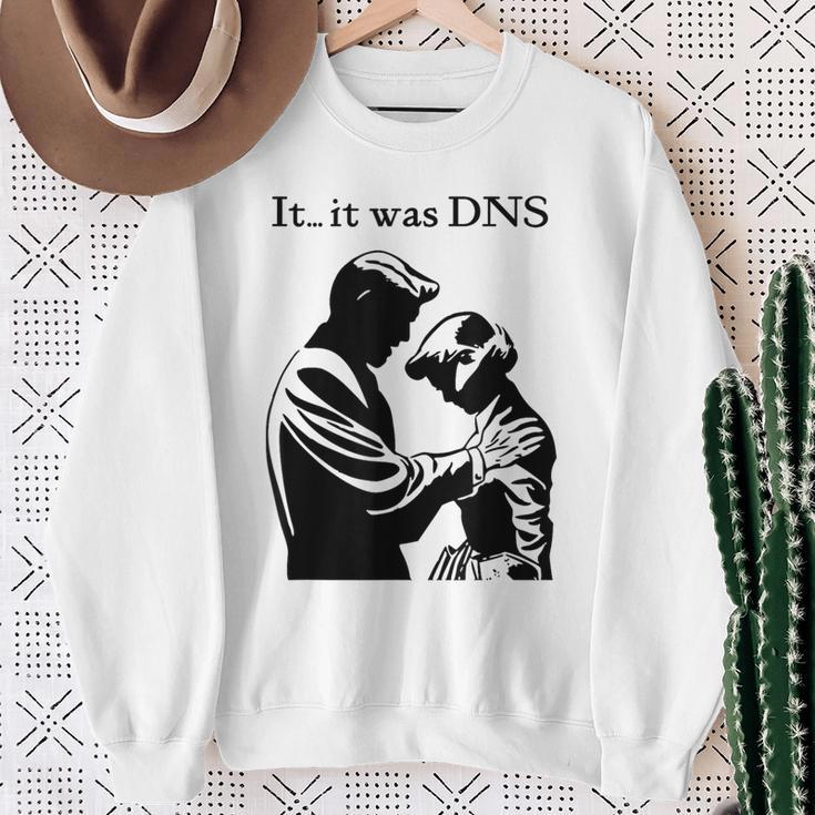 Es War Dns Sweatshirt Geschenke für alte Frauen