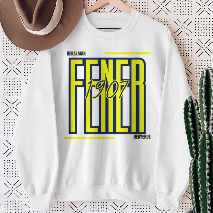 Fb Fener 1907 Kadiköy Istanbul Blue Sweatshirt Geschenke für alte Frauen