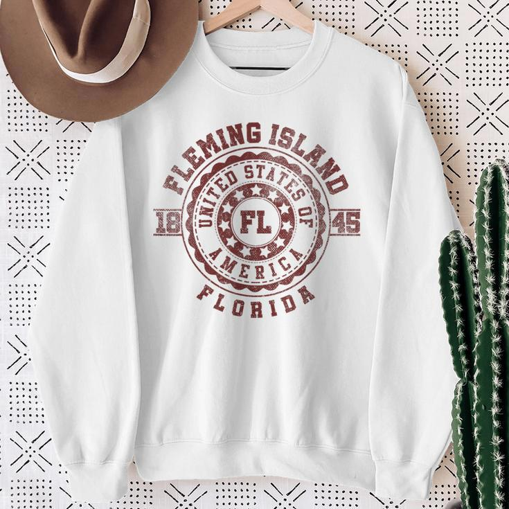 Fleming Island Fl Florida Sweatshirt Geschenke für alte Frauen