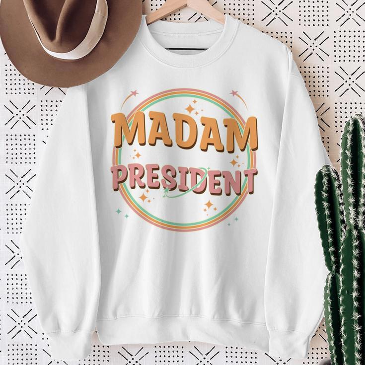 Frau Präsidentin 2024 Süße Damen Kamala Harris Sweatshirt Geschenke für alte Frauen