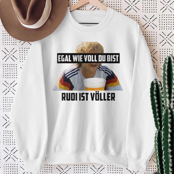 Egal Wieoll Du Bist Rudi Istolller Gray Sweatshirt Geschenke für alte Frauen