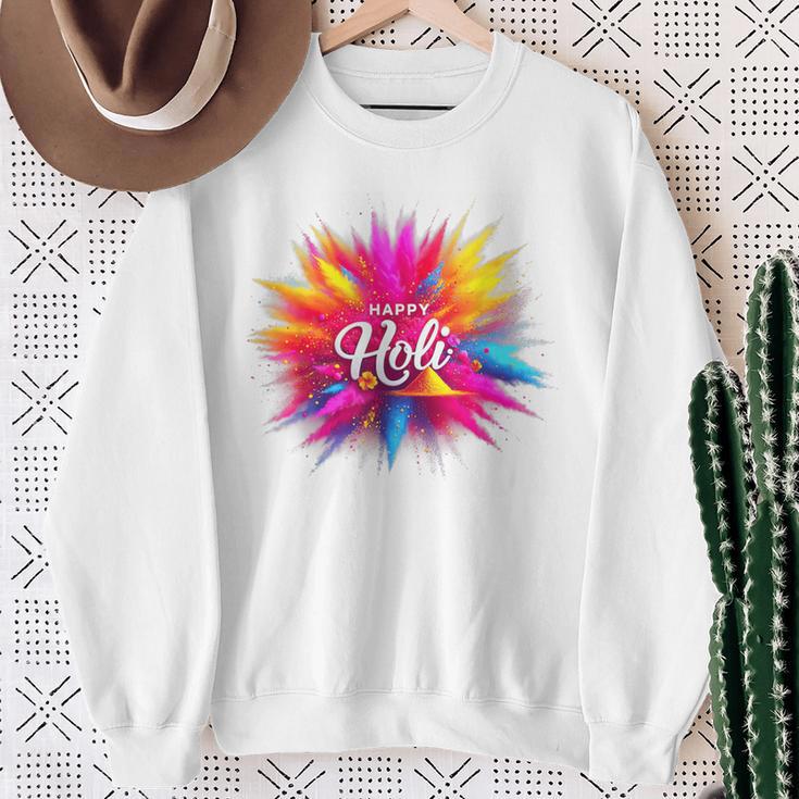 Happy Holi Festival Of Colours Sweatshirt Geschenke für alte Frauen