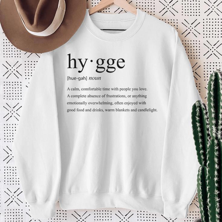 Hygge Lifestyle Sweatshirt Geschenke für alte Frauen