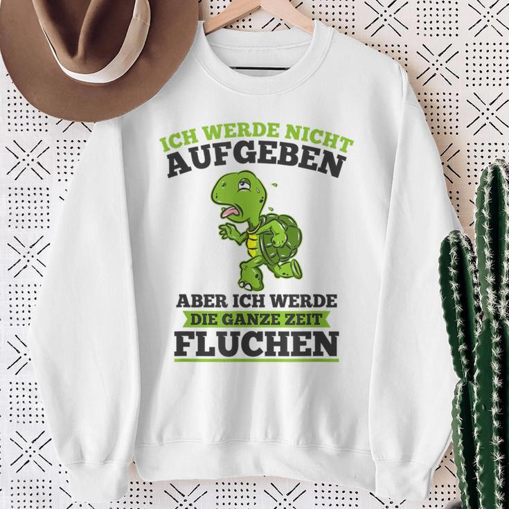 Ich Werde Nicht Abgeben Aber Sicken Sweatshirt Geschenke für alte Frauen