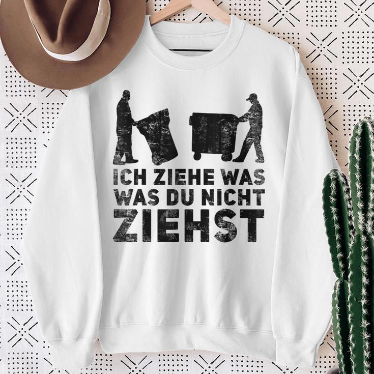 Ich Ziehe Was Du Nicht Ziehst Müllmann Ich Ziehe Was Du Nicht Ziehst Orange S Sweatshirt Geschenke für alte Frauen