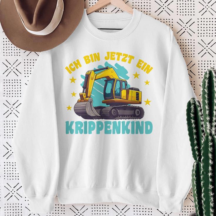 Kinder Ich Bin Jetzt Ein Krippenkind Sweatshirt Geschenke für alte Frauen