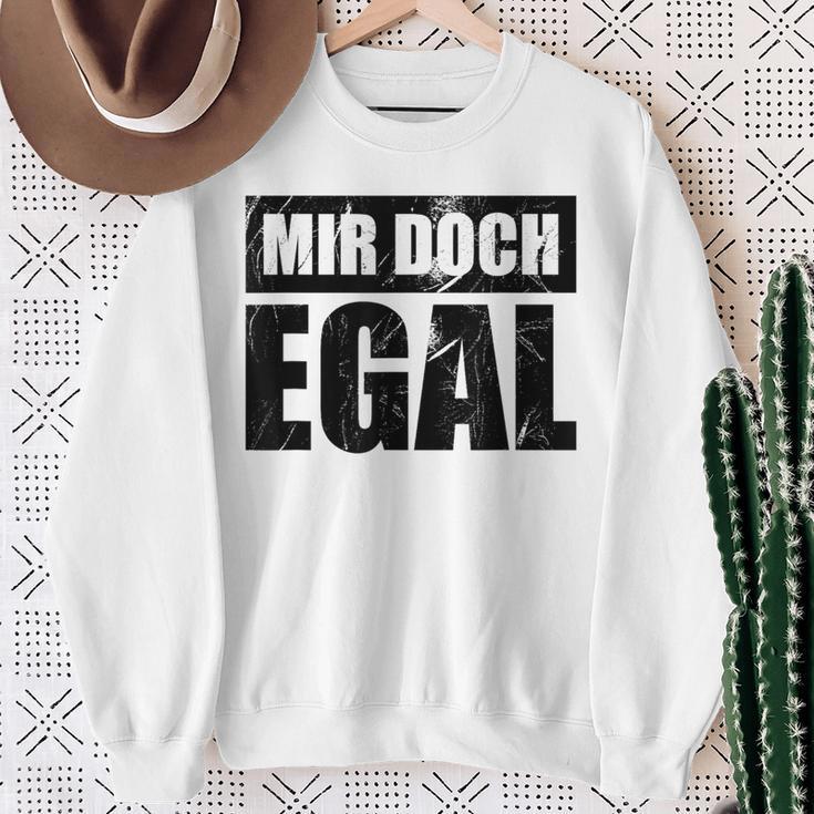 Mir Doch Egal Ein Einerleiergültig Schnuppe Sweatshirt Geschenke für alte Frauen